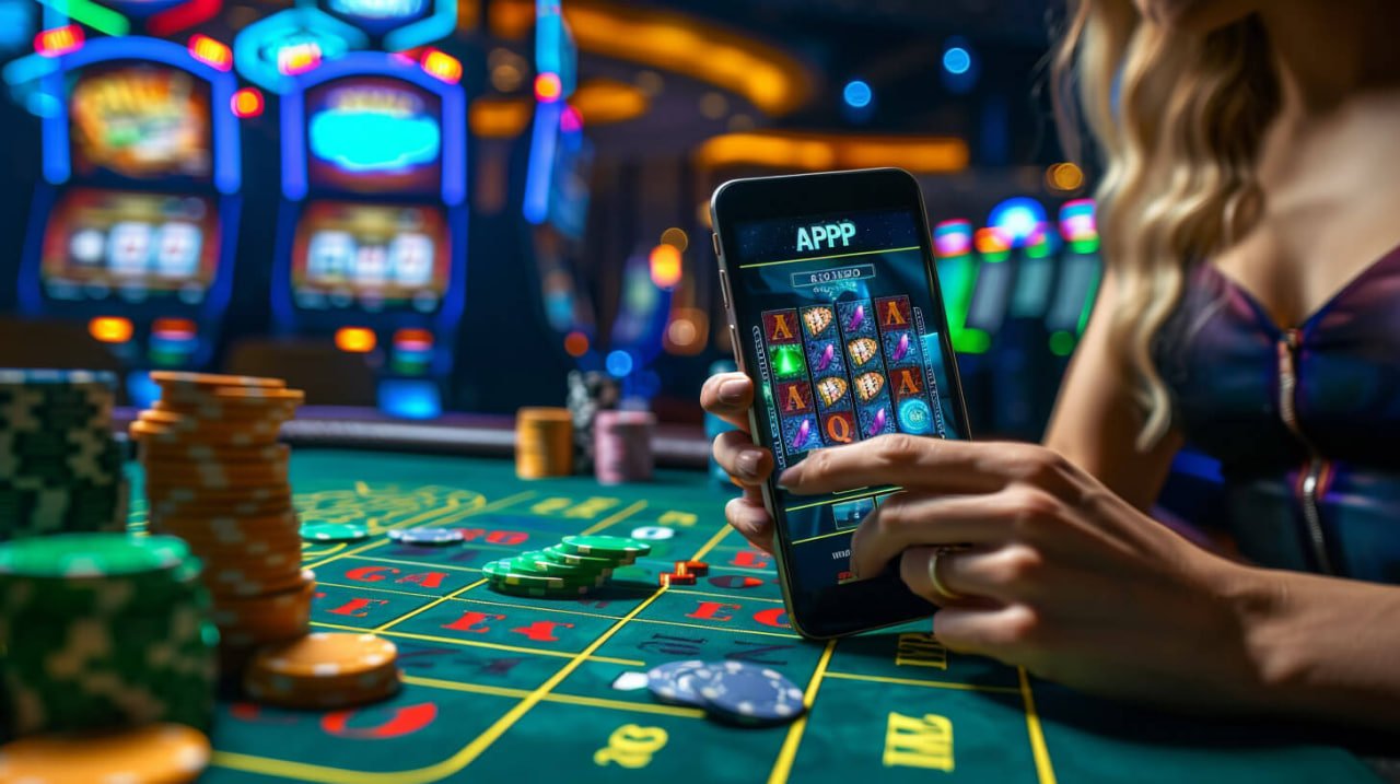 Antarmuka permainan Domino QQ di abangslot menampilkan meja multipemain dengan kartu dan chip